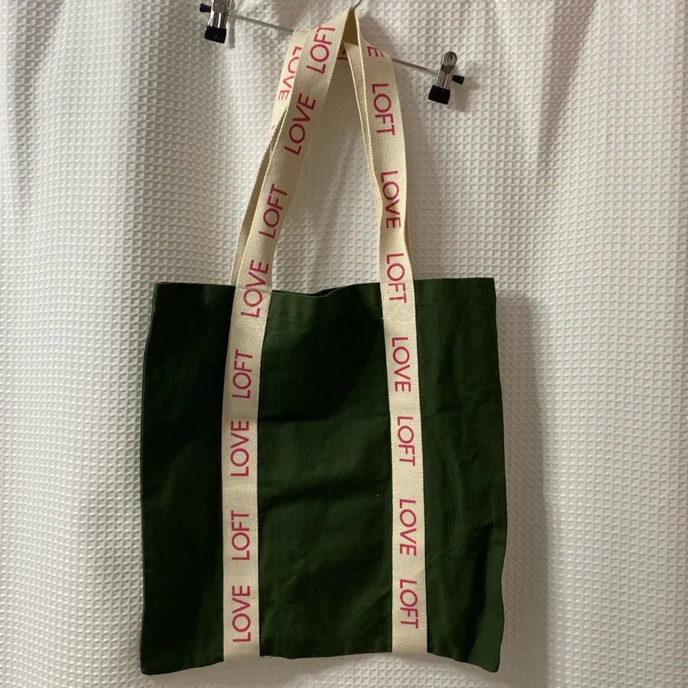 NWOT LOFT Canvas Tote